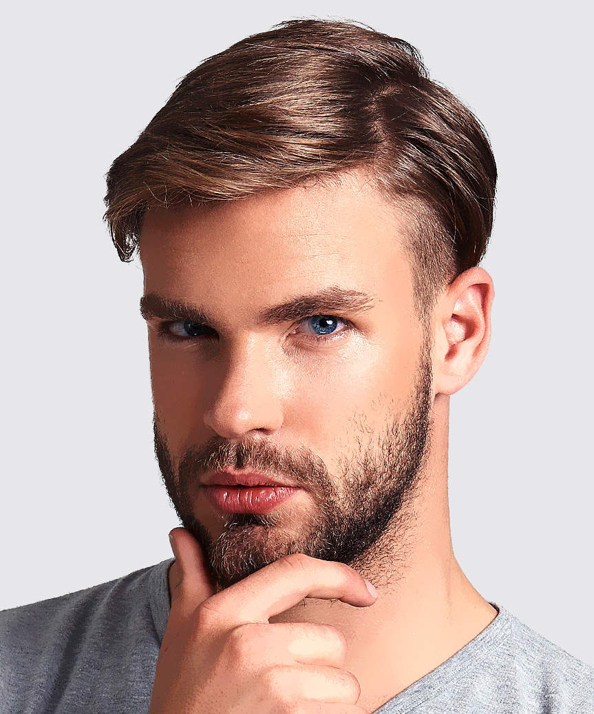 Short Trendy Male Hairstyle - side view