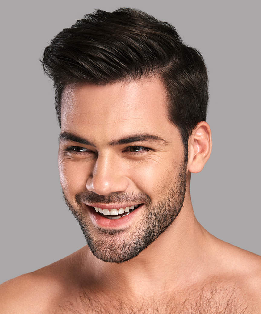Short Stylish Male Hairstyle With Height - side view