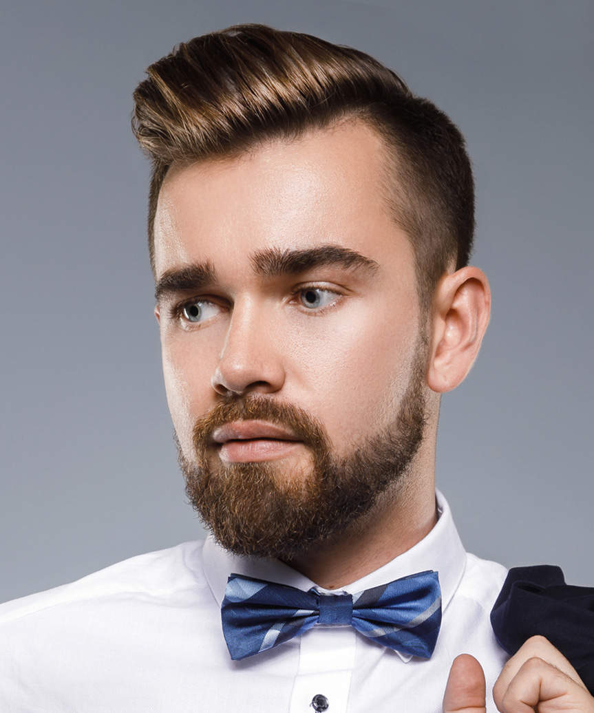 Short And Trendy Hairstyle For Men - side view