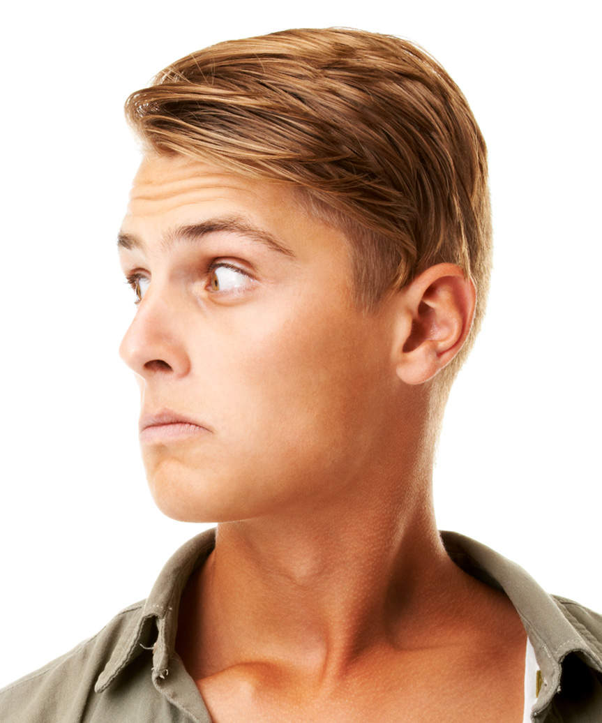 Short Trendy Male Hairstyle - side view