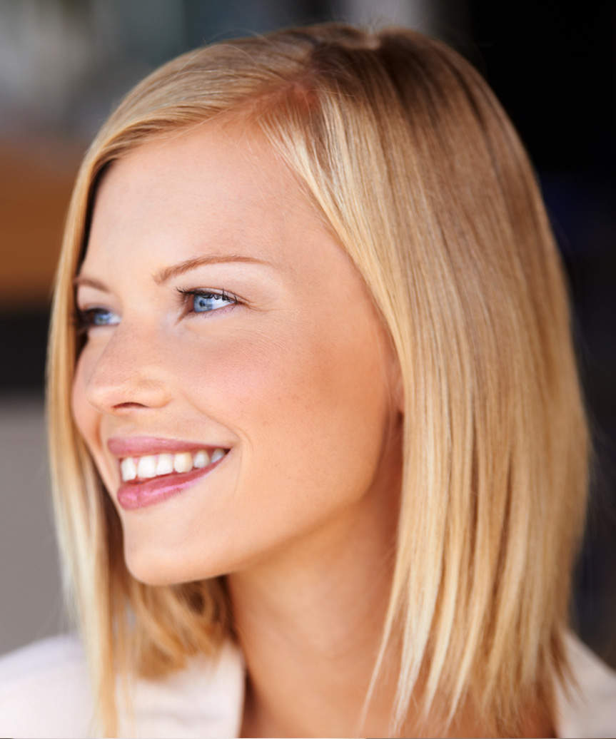 Classic Medium-Length Bob Haircut To Suit All Occasions - side view