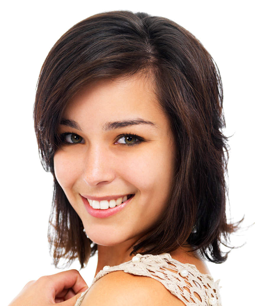 Fun Face-framing Shoulder‑Length Bob Haircut - side view