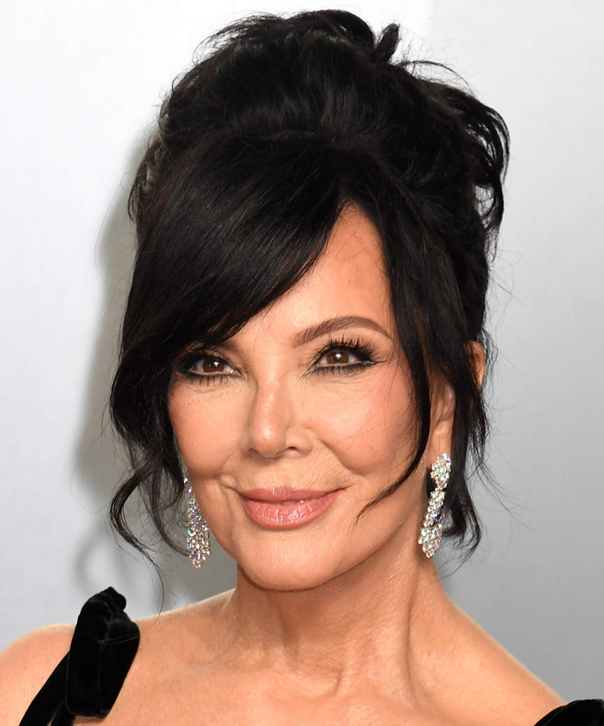 Kris Jenner Updo - side view