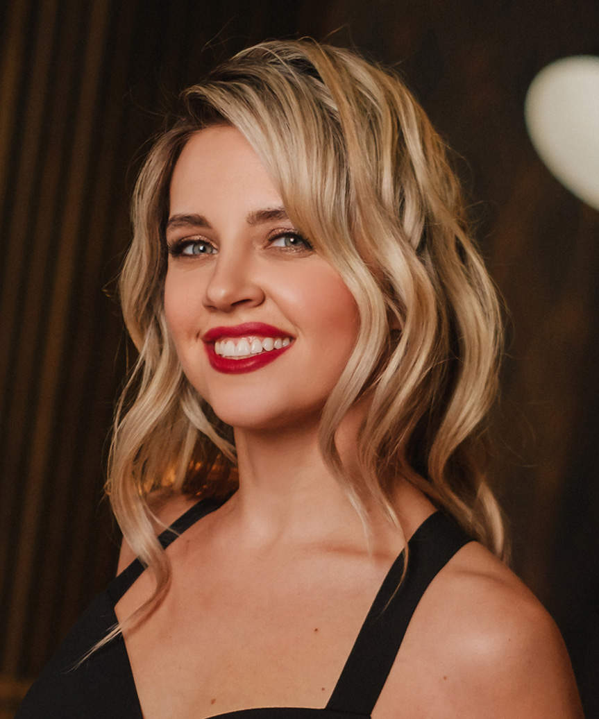 Romantic Hairstyle With Curls - side view