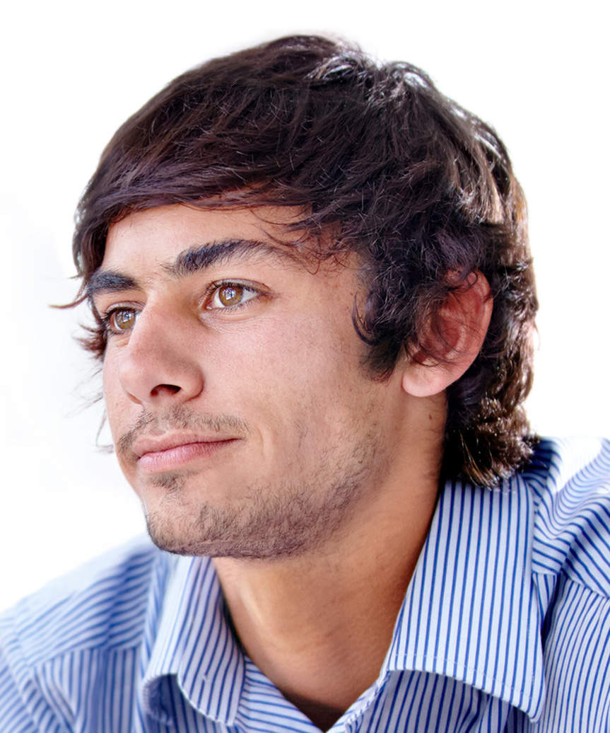 Shaggy Mop Top For Men - side view