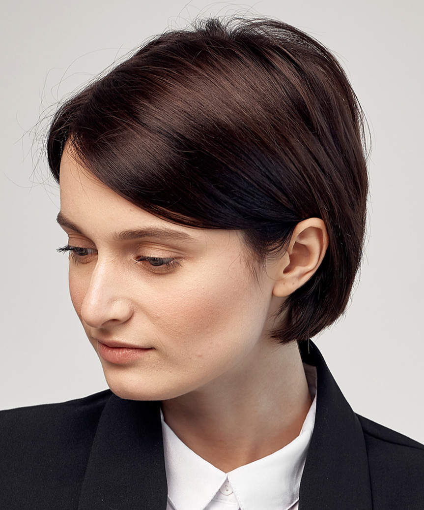 Sleek Minimalistic French Bob  - side view