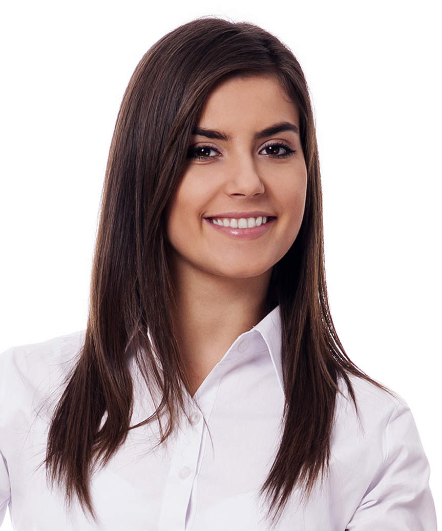 Sleek Contemporary Medium-Length Hairstyle - side view