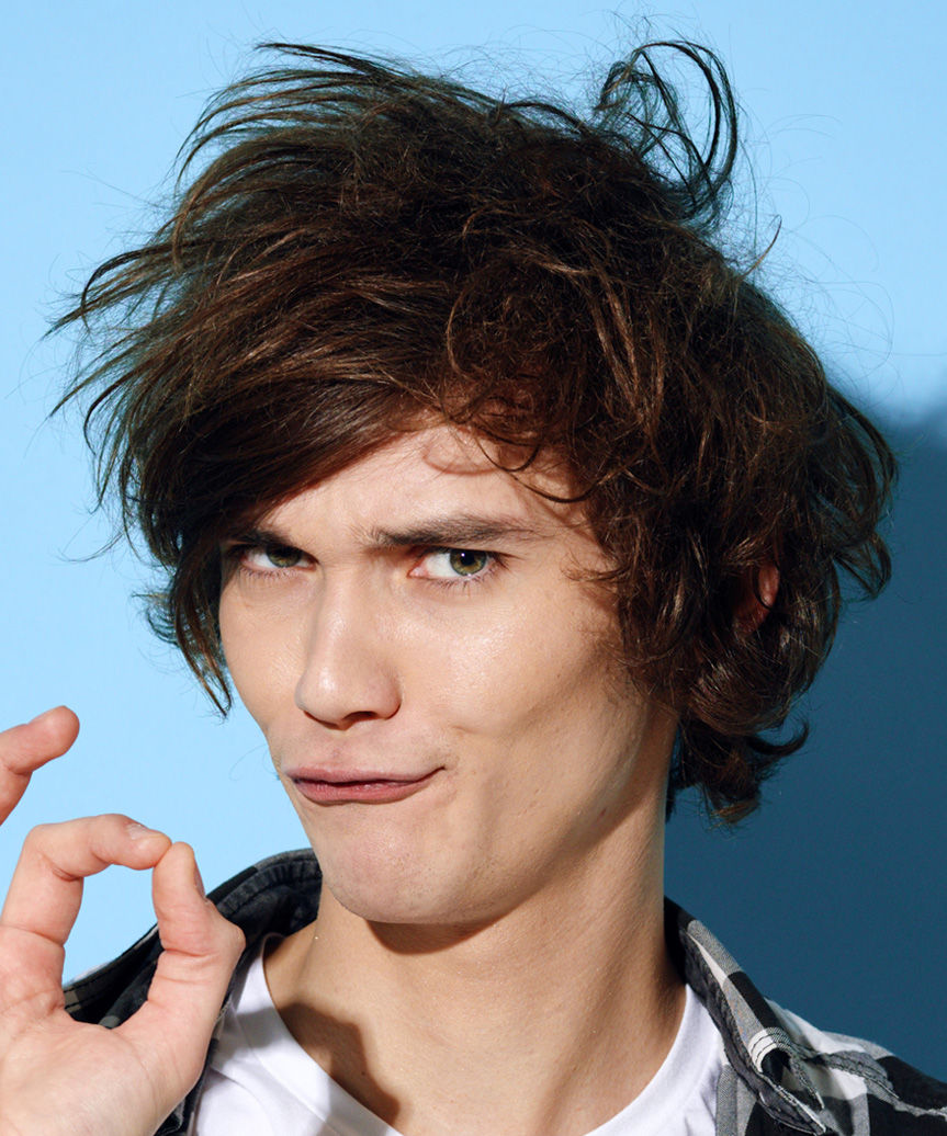 Indie Rocker Hairstyle For Men - side view