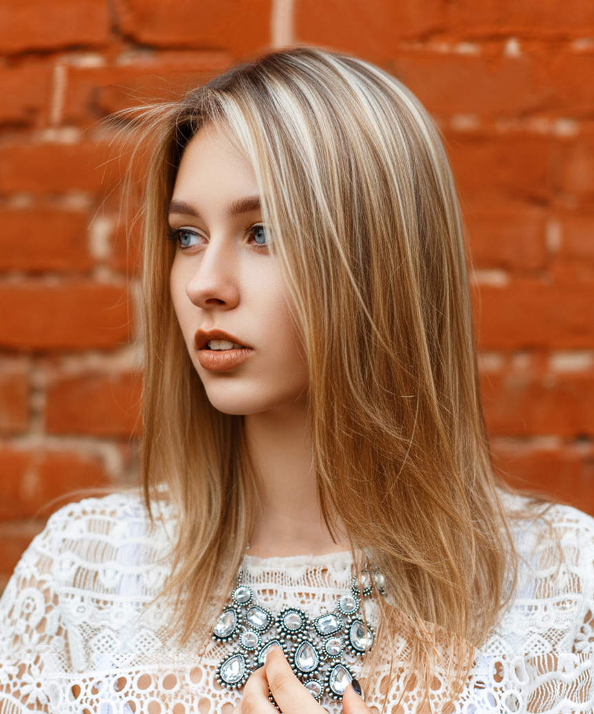 Sleek And Casual Medium-Length Hairstyle - side view