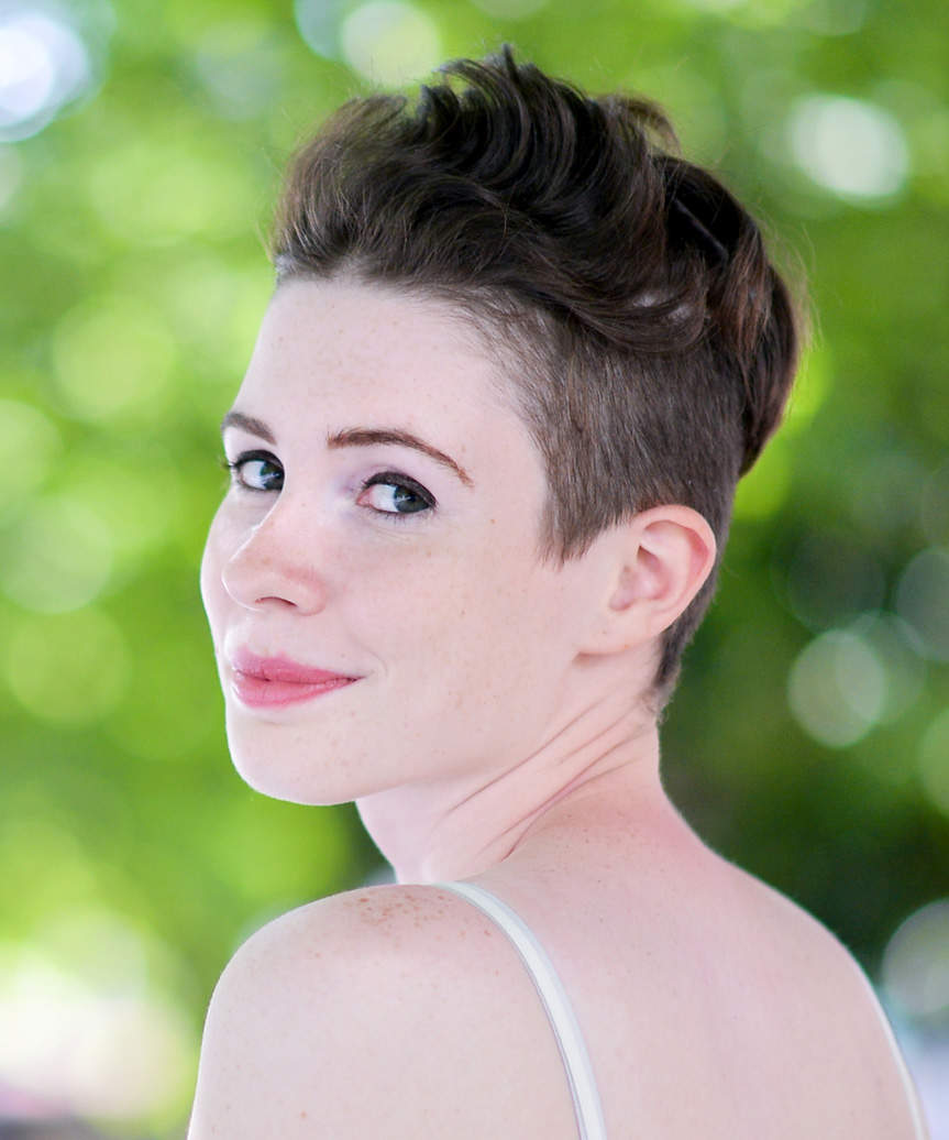 Wavy Pompadour With An Undercut - side view
