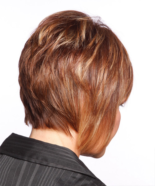  Two-Tone Light And Medium Blonde Hairstyle With Wispy Bangs - side view