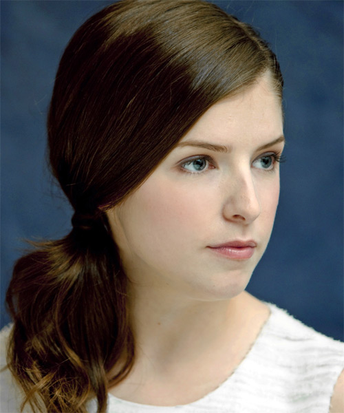 Anna Kendrick Long Curly    Updo - side view