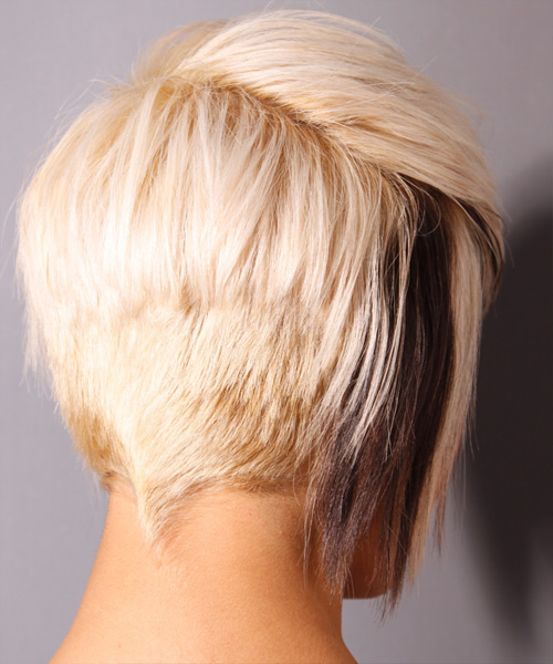  Short Straight     Hairstyle   - Side View