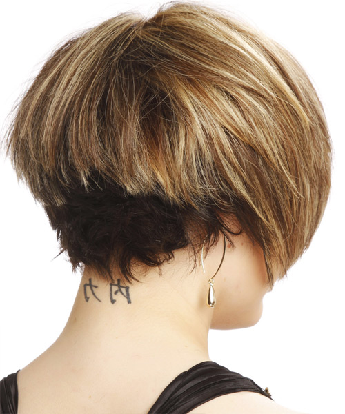 Fun  With Tapered Neckline And Long Bangs - side view
