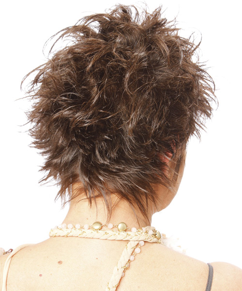  Textured Hairstyle With Uniform Layers And Body - side view