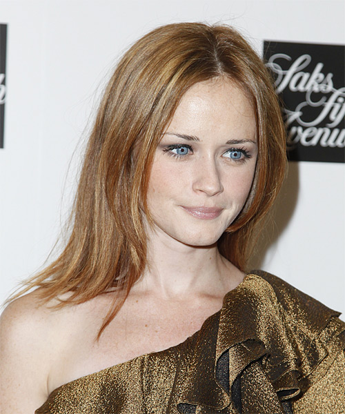 Alexis Bledel Medium Straight Casual Hairstyle