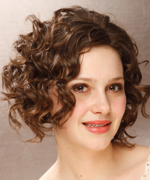 Short Haircuts For Curly Brown Hair