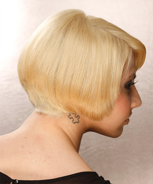 Short Blunt Cut  For Fine Hair - side view
