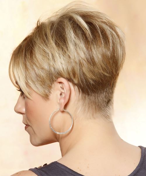 Wispy Tapered Short Cut With Height And Lift - side view