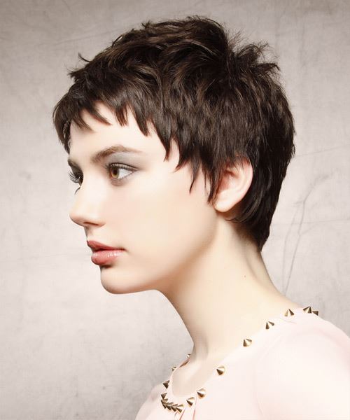  Tapered And Messy Textured Hairstyle - side view