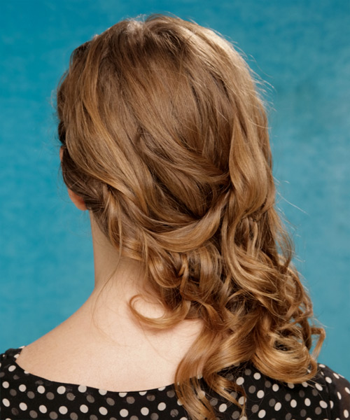 Curly   Light Brunette - side view