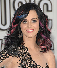 Katy Perry Long Wavy   Bright   Hairstyle  - Visual Story