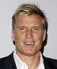 Dolph Lundgren Short Straight    Blonde   Hairstyle