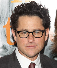 J.J. Abrams Short Curly   Dark Grey   Hairstyle