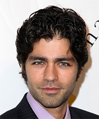 Adrian Grenier Short Wavy Black Hairstyle - Hairstyles