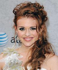 Holland Roden  Long Curly    Copper Red  Updo   - Visual Story
