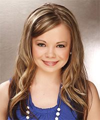 Long Straight    Caramel Brunette   Hairstyle   with Light Blonde Highlights- Visual Story