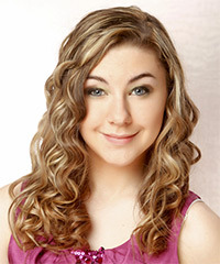 Long Curly   Dark Blonde   Hairstyle   with Light Blonde Highlights