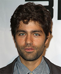 Adrian Grenier Short Wavy   Dark Brunette   Hairstyle