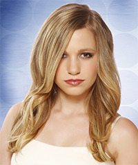 Long Wavy   Dark Golden Blonde   Hairstyle   with Light Blonde Highlights- Visual Story