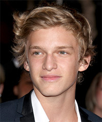 Cody Simpson Medium Wavy   Dark Blonde   Hairstyle