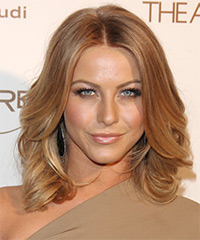 Medium Wavy Layered Bob  Haircut