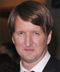 Tom Hooper Medium Straight    Chocolate Brunette   Hairstyle