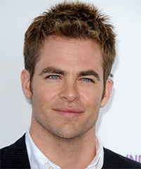 Chris Pine Short Straight   Dark Blonde   Hairstyle
