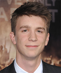 Thomas Mann Short Straight Brunette Hairstyle