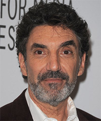 Chuck Lorre Short Wavy   Dark Grey   Hairstyle