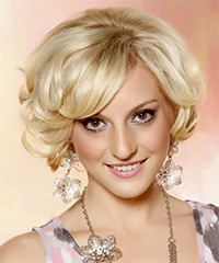 Graduated Bob Haircut With Curls