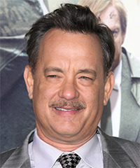 Tom Hanks Short Straight   Dark Grey   Hairstyle
