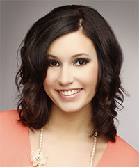 Medium Dark Brunette Casual Waves- Visual Story