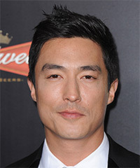 Daniel Henney Short Straight Black Hairstyle