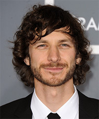 Gotye Long Wavy   Dark Chocolate Brunette   Hairstyle with Side Swept Bangs