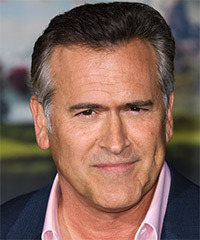 Bruce Campbell Short Straight   Dark Grey   Hairstyle