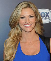 Erin Andrews Long Straight Hairstyle - Hairstyles