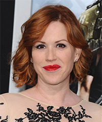 Molly Ringwald Short Wavy    Ginger Red   Hairstyle  - Visual Story