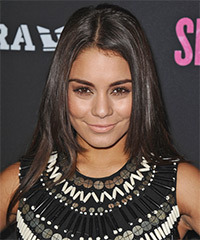 Vanessa Hudgens Long Straight   Dark Brunette   Hairstyle- Visual Story