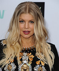 Fergie Long Wavy   Light Champagne Blonde   Hairstyle- Visual Story